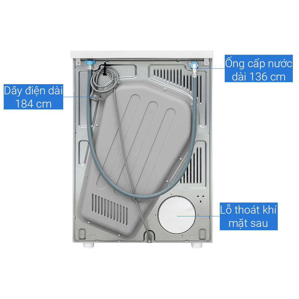 Máy sấy thông hơi Electrolux 9kg EDS904H3WC